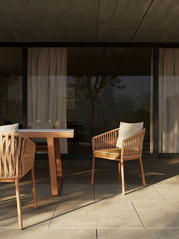 Chaise de jardin en tissu KETTAL Grand Bitta KS7003700 usine KETTAL de l'Italie. Foto №3