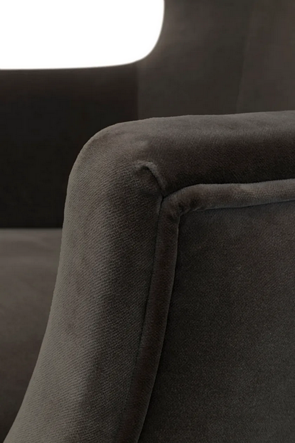 Fauteuil en velours avec accoudoirs BRABBU Dukono II usine BRABBU de l'Italie. Foto №9