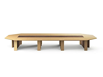 Table de réunion en bois Meteora I 4 Mariani Table de réunion en bois Meteora I 4 Mariani usine i 4 Mariani de l'Italie