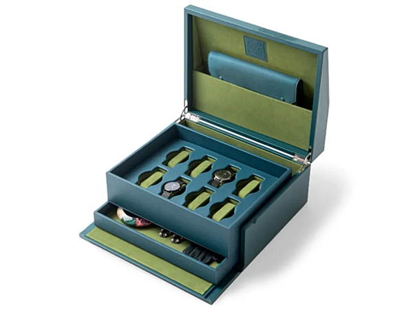 Boîte à bijoux en cuir GIORGETTI Passion Box GA468G, GA469G, GA470G, GA471G usine GIORGETTI de l'Italie. Foto №4