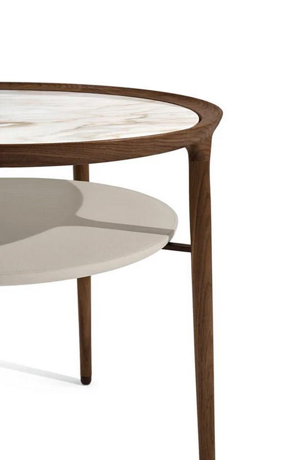 Table basse ronde en bois GIORGETTI collection Romeo 53405, 53415 usine GIORGETTI de l'Italie. Foto №2