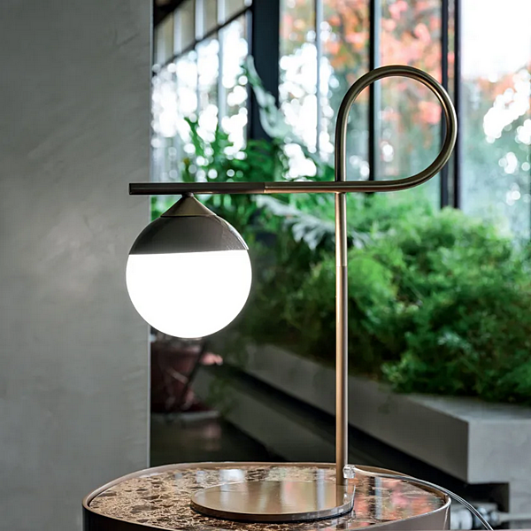 Lampe de table en fer LED Node CORTEZARI 1491, 1492 usine CORTE ZARI de l'Italie. Foto №6
