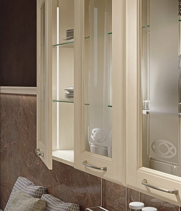 Cuisine avec îlot en bois LUBE CUCINE collection Veronica usine LUBE CUCINE de l'Italie. Foto №4