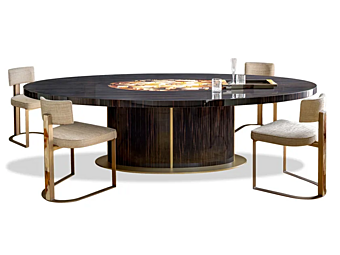 Table ovale en ébène Nettuno 4875 ARCAHORN 4875