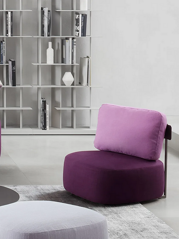 Fauteuil en tissu avec housse amovible Flou Pierre usine Flou de l'Italie. Foto №7