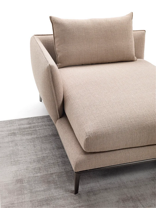 Chaise longue en cuir Oliver GYFORM usine Gyform de l'Italie. Foto №3