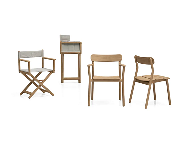 Chaise de jardin en teck Stria Kristalia 05STR01 usine Kristalia de l'Italie. Foto №4