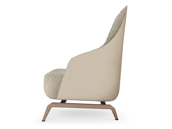 Fauteuil Bergère en tissu avec accoudoirs Janet GIORGETTI usine GIORGETTI de l'Italie. Foto №4