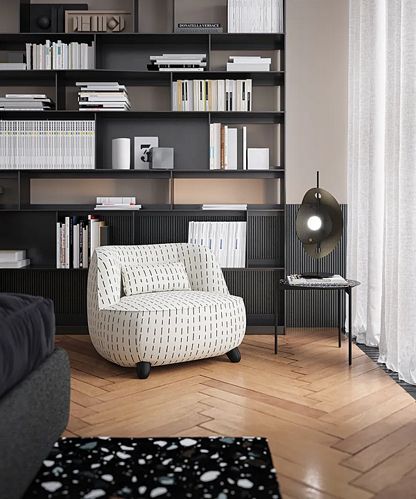 Lampe sur pied en acier LED Corolle Liu Jo Living Collection usine Liu Jo Living Collection de l'Italie. Foto №7