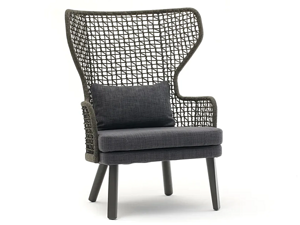 Fauteuil de jardin en corde Emma VARASCHIN 23655, 23656, 23657, 23658 usine VARASCHIN de l'Italie. Foto №1