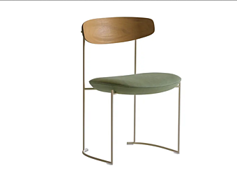 Chaise de jardin à base patin en aluminium Keel 922 Out Potocco 922-OUT