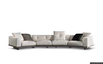 Canapé Minotti Dylan usine Minotti de l'Italie