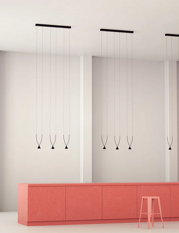 Suspension en verre recyclé et nylon AXOLIGHT Jewel usine Axolight de l'Italie. Foto №7