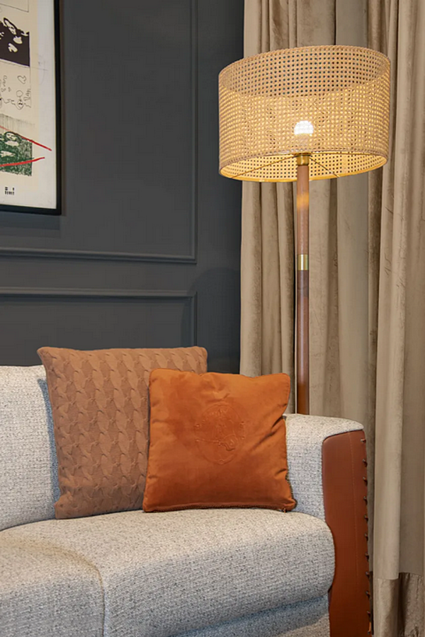 Lampadaire en paille Vienna Partagas Formitalia Partagas-FloorLamp usine FORMITALIA de l'Italie. Foto №4