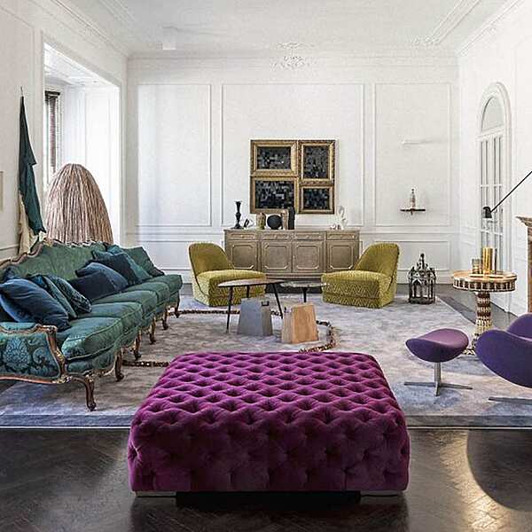 Pouf ANGELO CAPPELLINI 40195 usine OPERA CONTEMPORARY de l'Italie. Foto №4