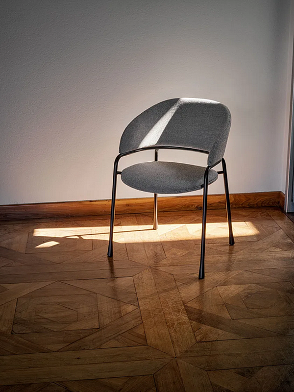 Fauteuil en tissu avec accoudoirs Potocco Fast 946 P 946/P usine POTOCCO de l'Italie. Foto №5