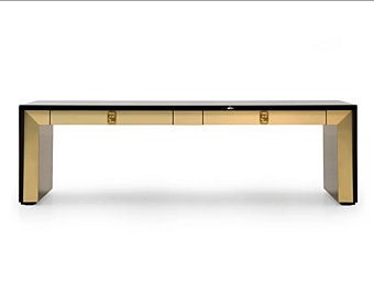 Table basse rectangulaire en verre miroir Muzio FORMITALIA