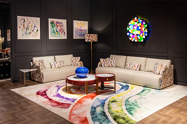 Lampe sur pied en velours Partagas FORMITALIA Partagas-FloorLamp-C, Partagas-FloorLamp-B usine FORMITALIA de l'Italie. Foto №8