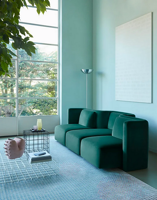 Canapé modulaire en tissu Gala Saba usine SABA de l'Italie. Foto №15