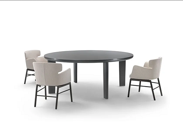 Table à manger ronde en bois Arnold FLEXFORM 02C581, 02C582, 02C583 usine FLEXFORM de l'Italie. Foto №2