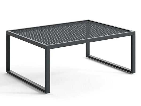 Table d'appoint rectangulaire en aluminium Atmosphera Qubik QU.TC. usine ATMOSPHERA de l'Italie. Foto №1