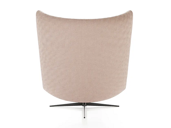 Fauteuil en tissu rembourré avec base à 4 branches Ice Breaker Liu Jo Living Collection IBK usine Liu Jo Living Collection de l'Italie. Foto №4