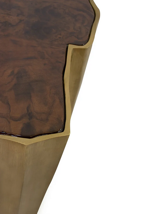 Table basse en laiton Sequoia BRABBU usine BRABBU de l'Italie. Foto №6