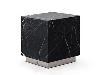 Table basse carrée en marbre noir Marquina FORMITALIA JR REC