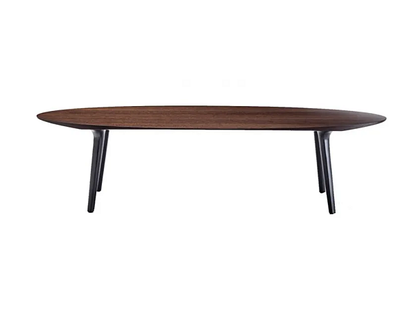 Table basse ovale en bois massif Ademar BROSS 3168 usine BROSS de l'Italie. Foto №1