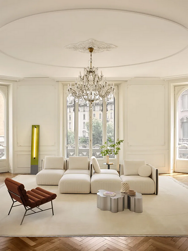 Canapé d'angle avec housse amovible Saba Metis usine SABA de l'Italie. Foto №13