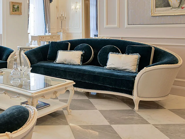 Canapé trois places en tissu classique Savio Firmino 3215 3215DIV usine SAVIO FIRMINO de l'Italie. Foto №2