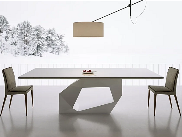 Table rectangulaire en verre collection Liu Jo Living Raw Diamond RAW usine Liu Jo Living Collection de l'Italie. Foto №11