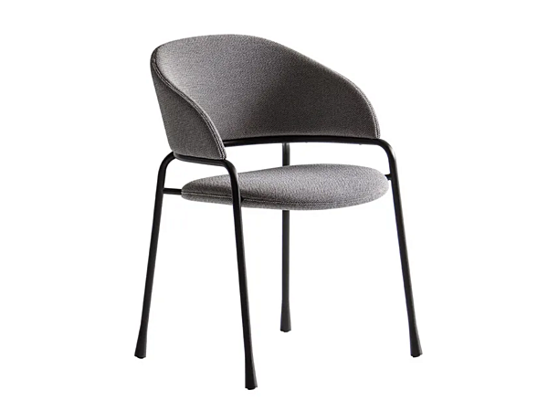 Fauteuil en tissu avec accoudoirs Potocco Fast 946 P 946/P usine POTOCCO de l'Italie. Foto №1