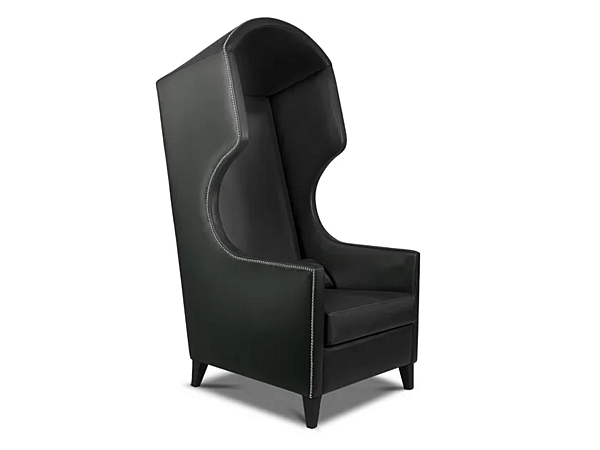 Fauteuil en cuir rembourré BRABBU JOURNEY usine BRABBU de l'Italie. Foto №1
