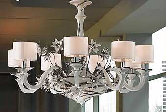 Lustre LORENZON (F. LLI LORENZON) LL.12/BP/F/5PA/8F usine LORENZON (F.LLI LORENZON) de l'Italie
