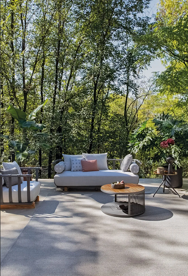 Fauteuil de jardin en tissu avec accoudoirs Atmosphera Portofino usine ATMOSPHERA de l'Italie. Foto №11