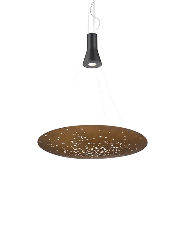 Suspension en métal LED Lens F46 Fabbian usine Fabbian de l'Italie. Foto №5