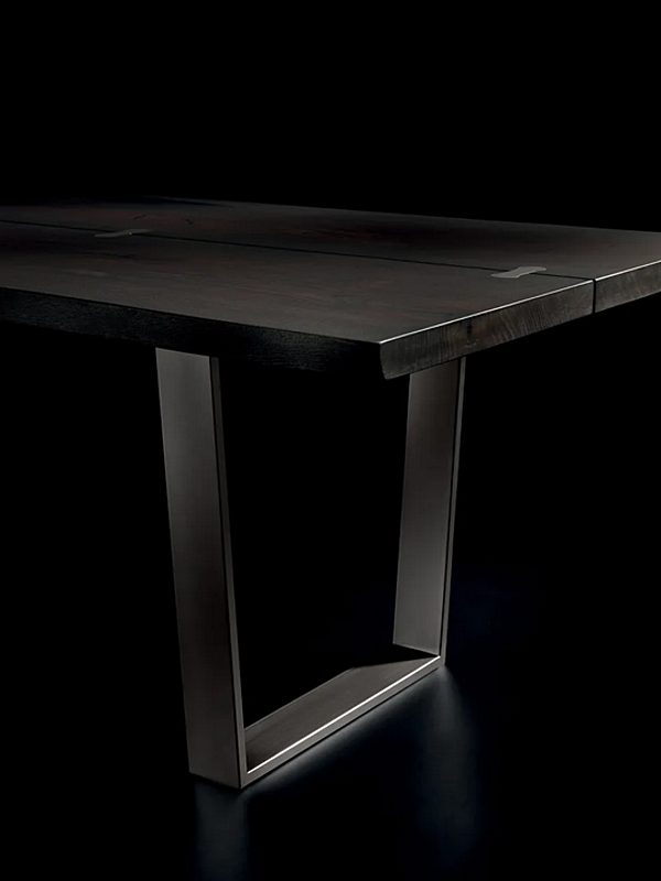Table rectangulaire en bois massif Vero Minimal ARTE BROTTO L620, MINIMAL usine Arte Brotto de l'Italie. Foto №3