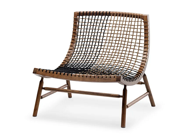 Fauteuil en bois massif Sitar Saba usine SABA de l'Italie. Foto №1