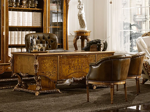 Bureau rectangulaire en bois Dolcevita A.R. Arredamenti 218 usine A.R.ARREDAMENTI SRL de l'Italie. Foto №3