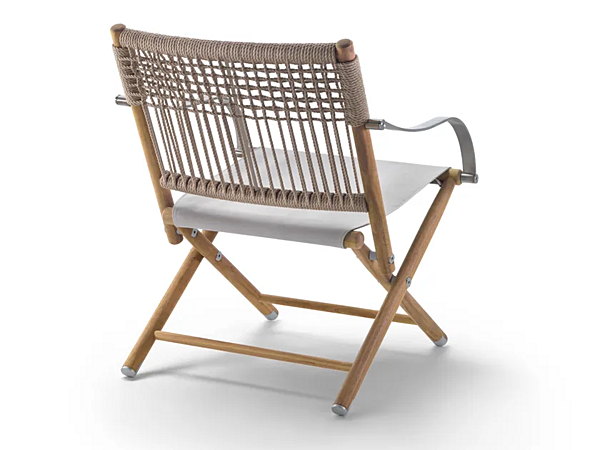 Fauteuil de jardin en iroko Lauren FLEXFORM 02C3C1 usine FLEXFORM de l'Italie. Foto №2