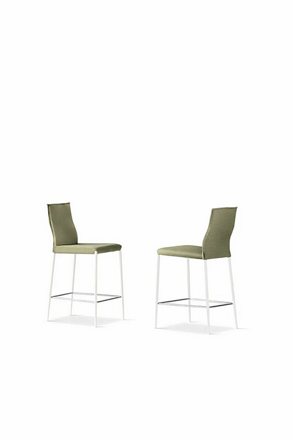Tabouret en tissu haut avec dossier SEDIT DIVA usine SEDIT de l'Italie. Foto №2