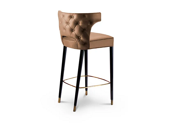 Tabouret haut capitonné avec accoudoirs BRABBU Kansas usine BRABBU de l'Italie. Foto №1