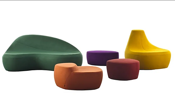 Fauteuil en tissu Saruyama Island Moroso usine Moroso de l'Italie. Foto №5