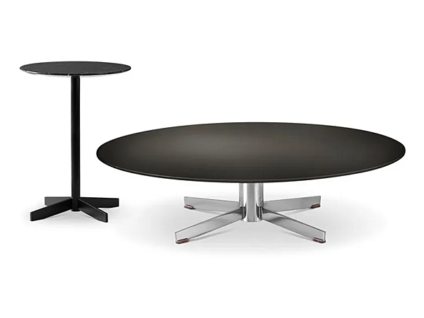 Table basse en cristal avec finition huître i 4 Mariani usine i 4 Mariani de l'Italie. Foto №2