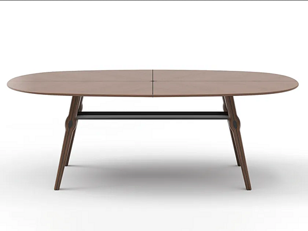 Table rectangulaire en noyer GIORGETTI collection AGO 70400, 70405 usine GIORGETTI de l'Italie. Foto №2