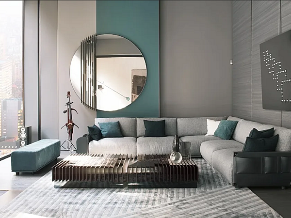 Table basse carrée en frêne GIORGETTI FIT 90210 usine GIORGETTI de l'Italie. Foto №6