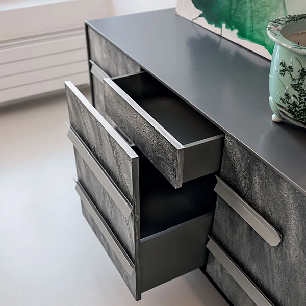 Buffet en MDF avec portes CORTEZARI Perseo 852 usine CORTE ZARI de l'Italie. Foto №2