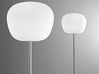 Lampe sur pied en verre Lumi Mochi Fabbian Lampe sur pied en verre Lumi Mochi Fabbian usine Fabbian de l'Italie