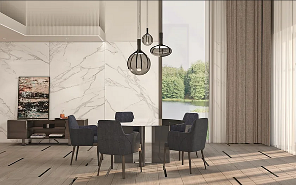 Fauteuil en tissu rembourré avec accoudoirs ARTE BROTTO PRINCIPE MP 60 P MP.60/P usine Arte Brotto de l'Italie. Foto №3